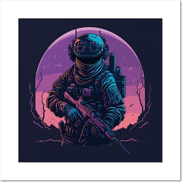 Soldier Wall Art by DesignVerseAlchemy